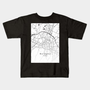 Bologna Italy City Map Kids T-Shirt